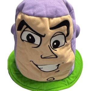 Disney Pixar Toy Story Buzz Lightyear Zurg Plush Reversible Hat. Like New, Soft